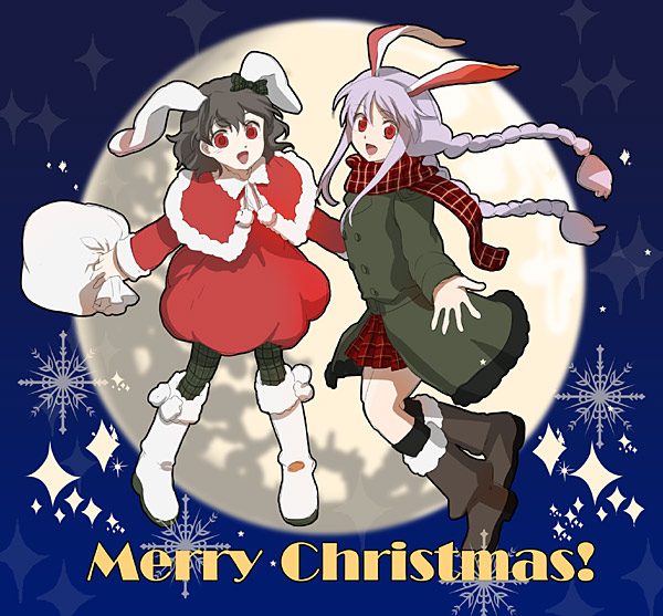 reisen udongein inaba and inaba tewi (touhou) drawn by umishima_senbon