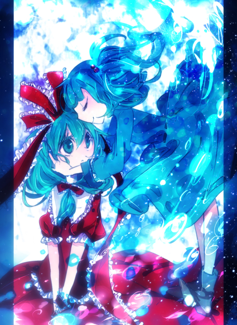 kawashiro nitori and kagiyama hina (touhou) drawn by nega