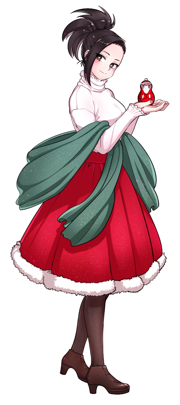yaoyorozu momo (boku no hero academia) drawn by saran