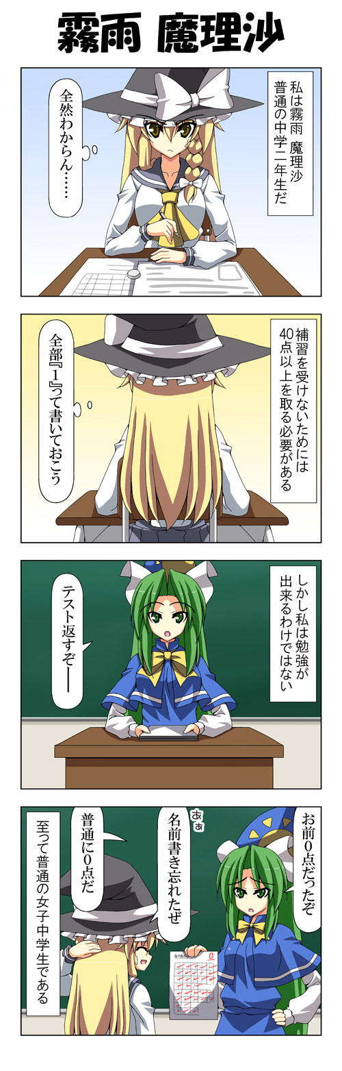 kirisame marisa and mima (touhou) drawn by rappa_(rappaya)