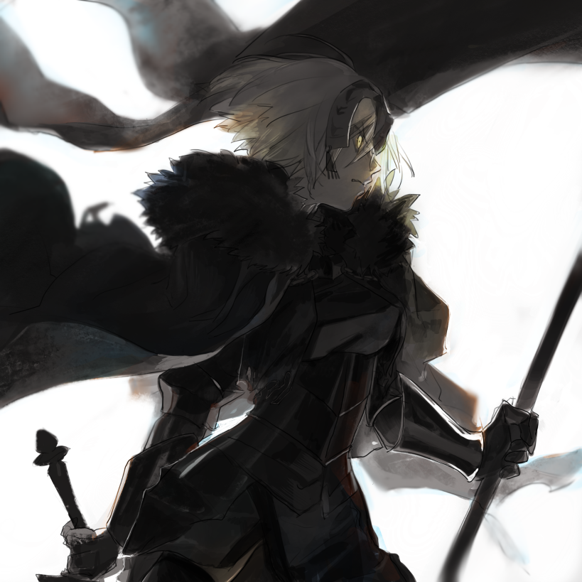 jeanne d'arc alter (fate and 1 more) drawn by toooka