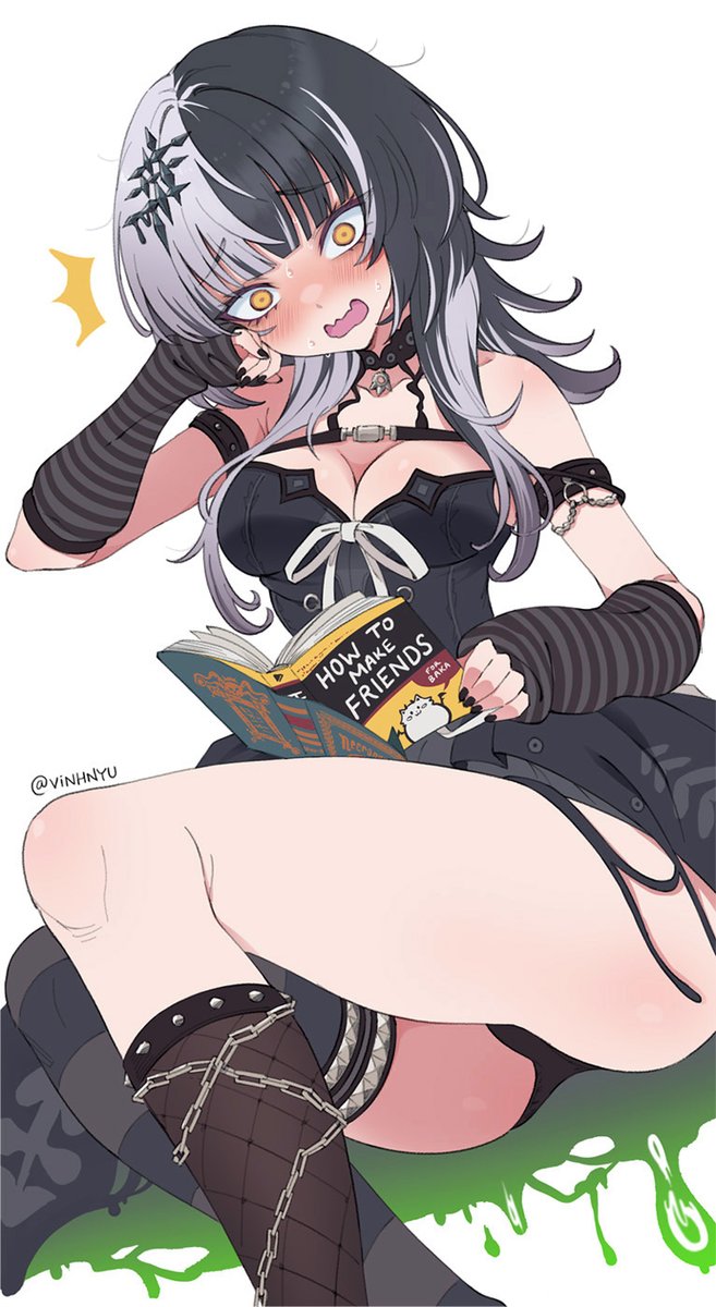 shiori novella (hololive and 1 more) drawn by vinhnyu