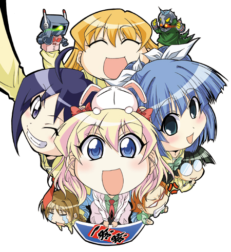 rebecca miyamoto, katagiri himeko, tachibana rei, mesousa, suzuki sayaka, and 3 more (pani poni dash!)