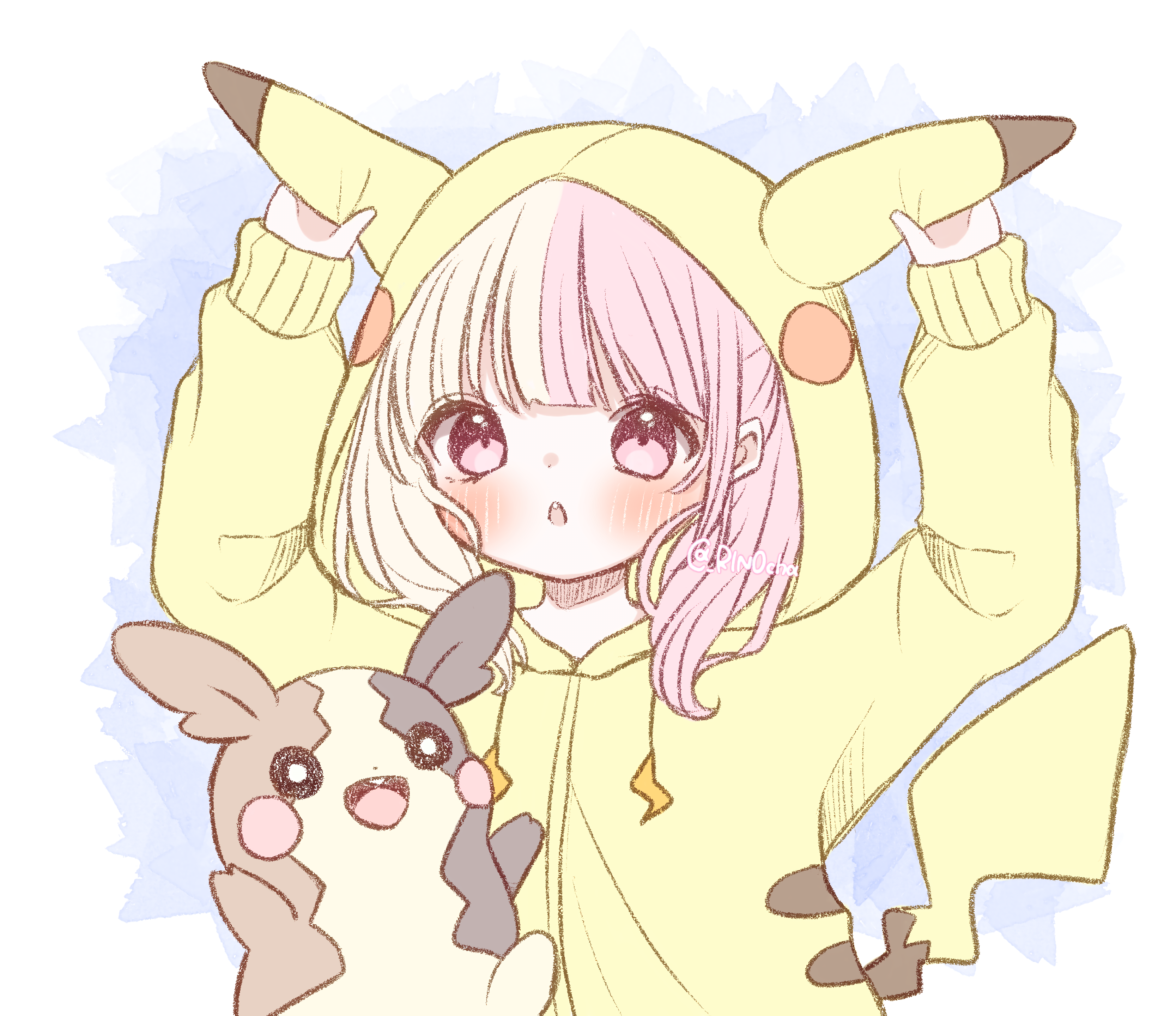 pikachu, morpeko, and morpeko (pokemon) drawn by rino_cha | Danbooru