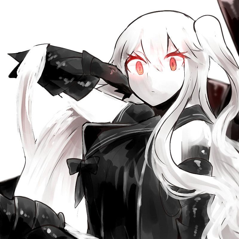 aircraft carrier oni (kantai collection) drawn by itomugi-kun