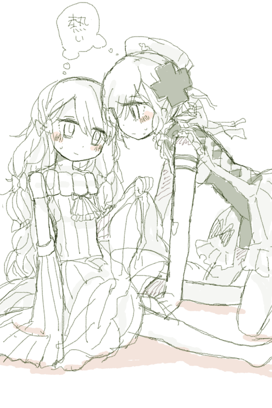 shadowgale and pfle (mahou shoujo ikusei keikaku) drawn by butter_run