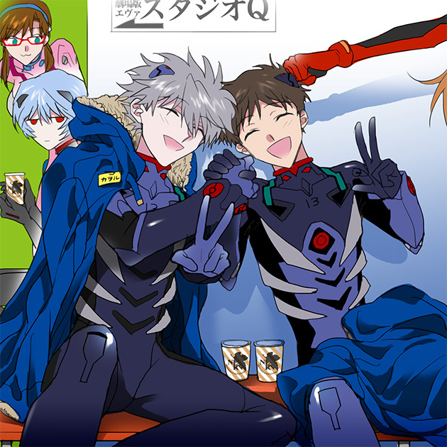 souryuu asuka langley, ayanami rei, ikari shinji, nagisa kaworu, and makinami mari illustrious (neon genesis evangelion and 2 more) drawn by samismsm