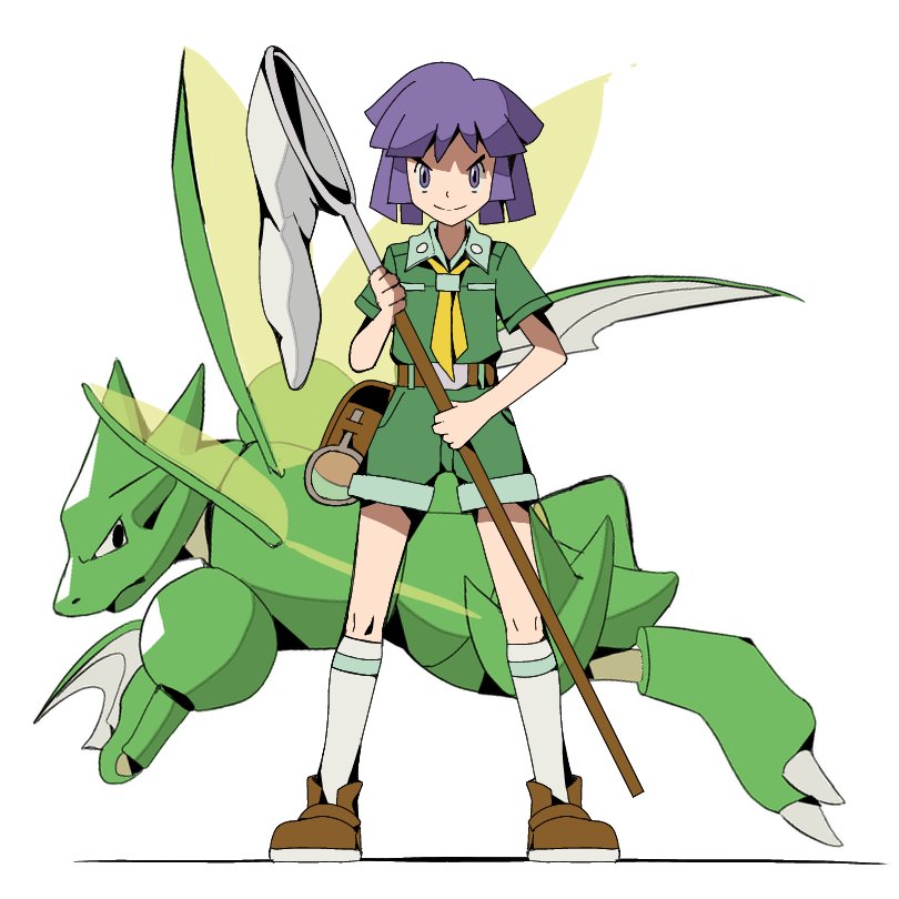 bugsy and scyther (pokemon and 1 more) drawn by psaber97
