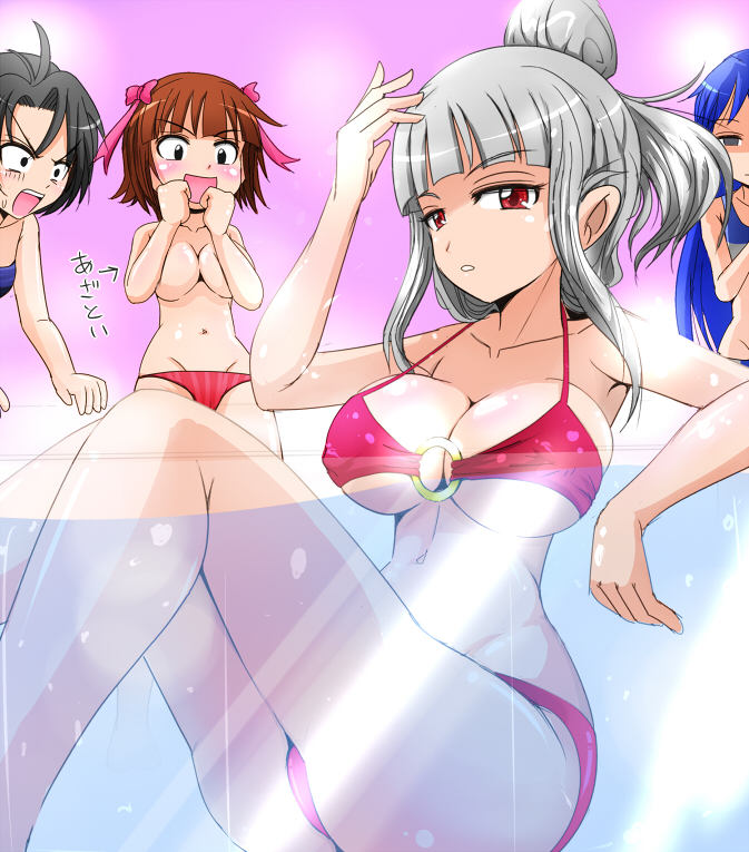 kisaragi chihaya, amami haruka, kikuchi makoto, and shijou takane (idolmaster) drawn by uozumi_seiji