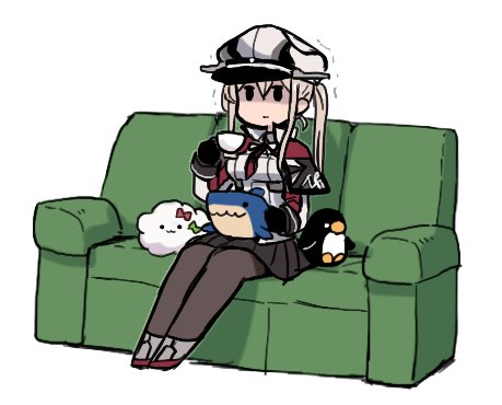 graf zeppelin, failure penguin, and miss cloud (kantai collection) drawn by terrajin