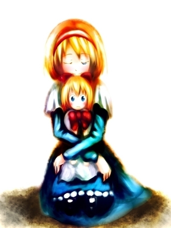 alice margatroid and shanghai doll (touhou) drawn by shuu_(sirokumasabu)