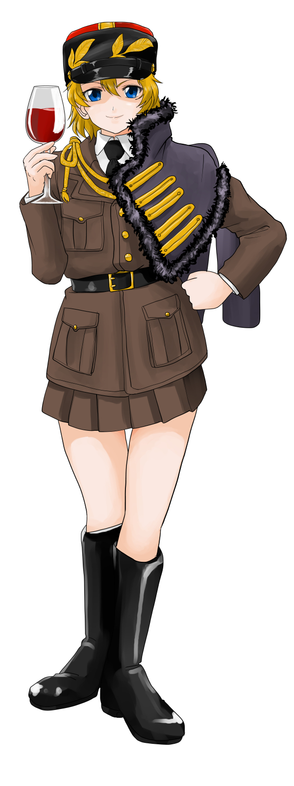 asparagus (girls und panzer and 1 more) drawn by matsui_yasutsugu