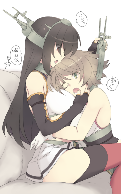 nagato and mutsu (kantai collection) drawn by nakadori_(movgnsk)
