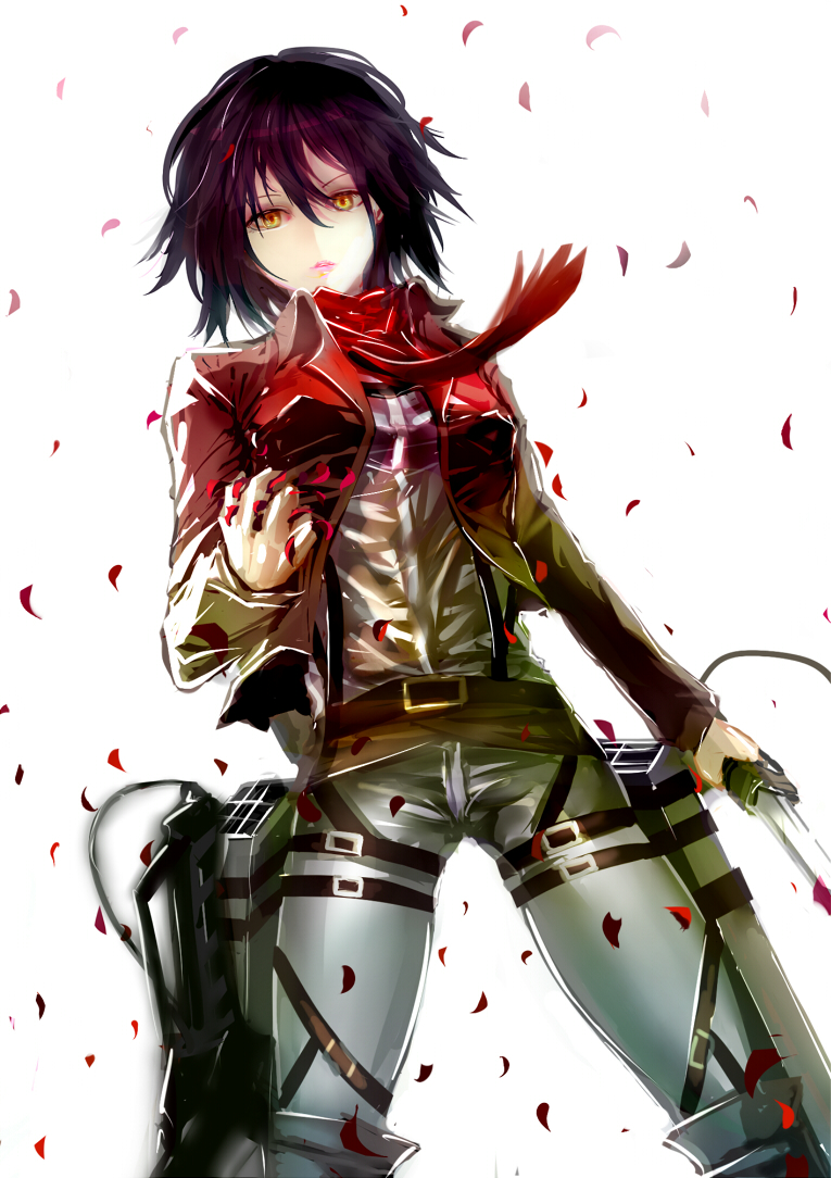 mikasa ackerman (shingeki no kyojin) drawn by ted_(n9011x)