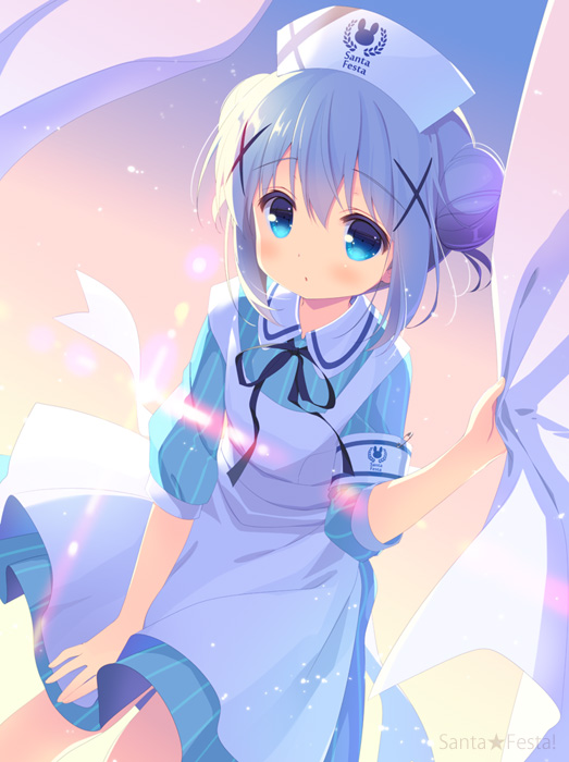 kafuu chino (gochuumon wa usagi desu ka?) drawn by santa_matsuri