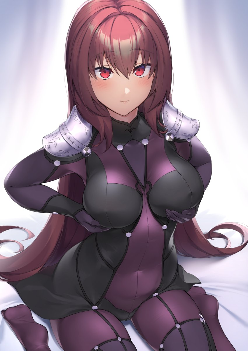 scathach (fate and 1 more) drawn by pinta_(ayashii_bochi)