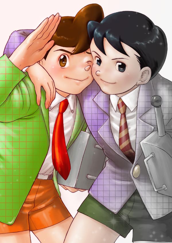 kaneda shoutarou (tetsujin 28-gou and 1 more) drawn by asahahiko_(akoakoatako)