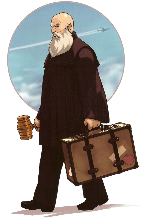 the judge (ace attorney) drawn by edaki_shin'ya