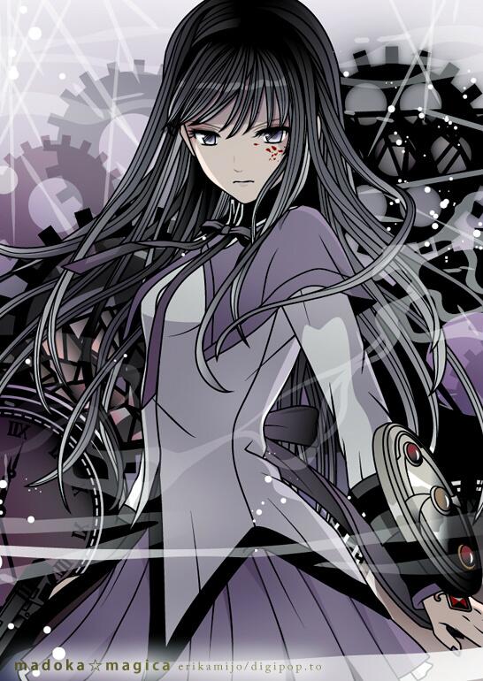 akemi homura (mahou shoujo madoka magica) drawn by eri_kamijo