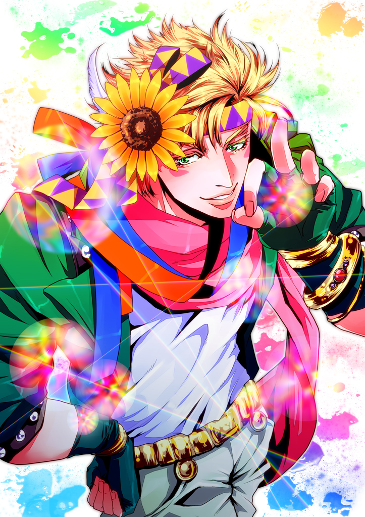 caesar anthonio zeppeli (jojo no kimyou na bouken and 1 more) drawn by mariero_(mariello)