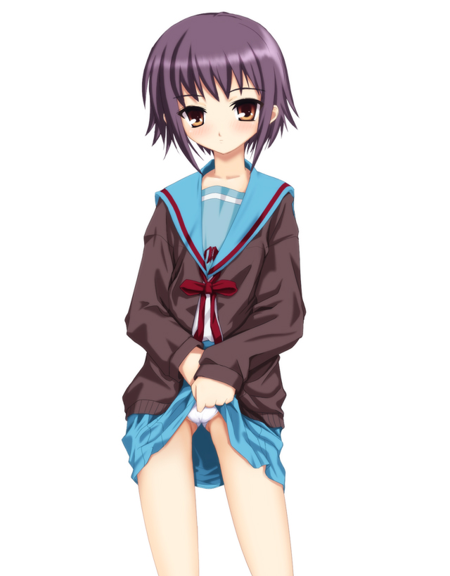 nagato yuki (suzumiya haruhi no yuuutsu) drawn by mishima_toshihiro
