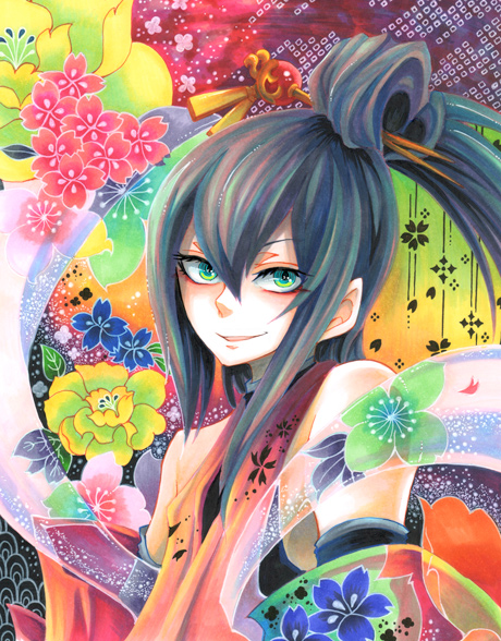 amane nishiki (blazblue and 1 more) drawn by najiki_(manaduki)