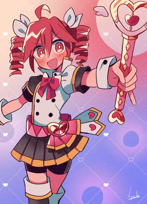 kasane teto (mahou shoujo madoka magica and 2 more) drawn by yuusuke-kun