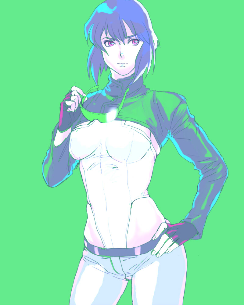 kusanagi motoko (ghost in the shell) drawn by yuccoshi