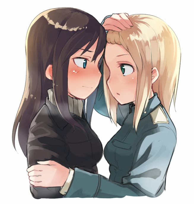 elizabeth f. beurling and elma leivonen (world witches series and 1 more) drawn by u_(mikaduki0720)