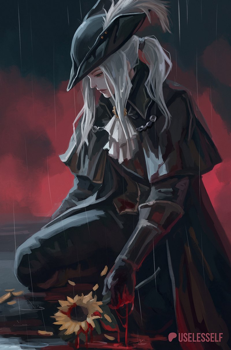 lady maria of the astral clocktower (bloodborne) drawn by useless_elf