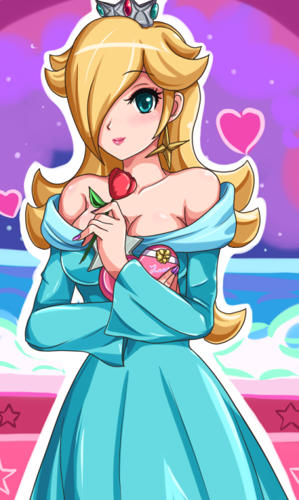 rosalina (mario and 1 more) drawn by sigurd_hosenfeld
