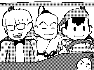ness, doseisan, jeff andonuts, and poo (mother and 2 more) drawn by bonus-kun_(artist)