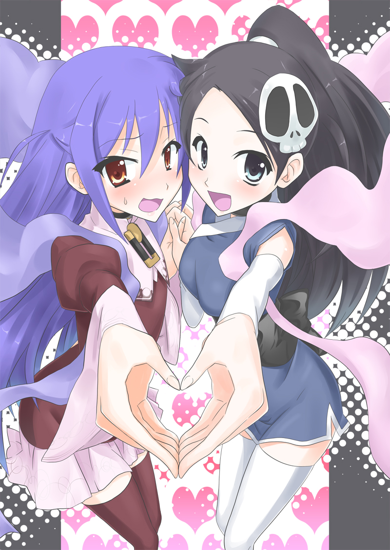 elysia de lute ima and haqua d'rot herminium (kami nomi zo shiru sekai) drawn by yuto_(dialique)