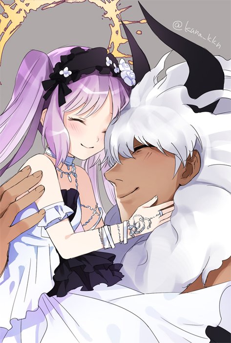 euryale and asterios (fate and 1 more) drawn by kaidou_j1