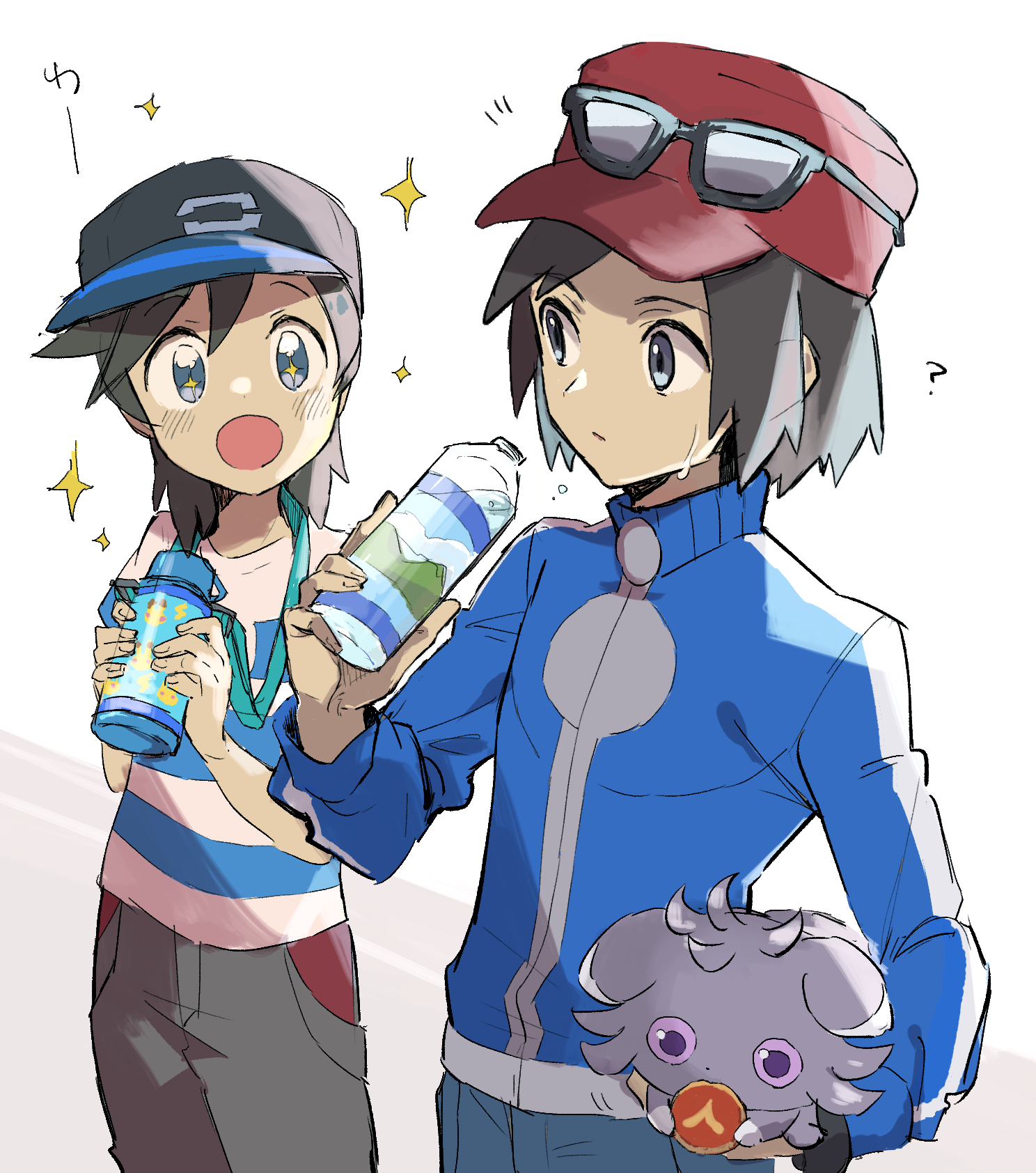 Elio Calem And Espurr Pokemon And 3 More Drawn By Mikanbako Aitatadon3 Danbooru
