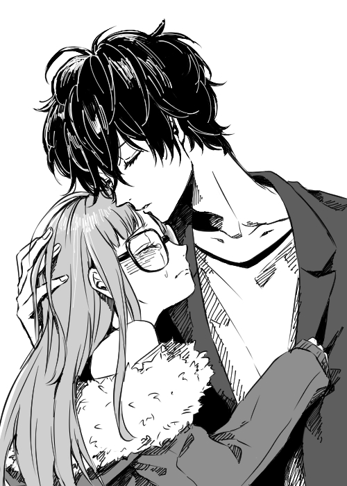 amamiya ren and sakura futaba (persona and 1 more) drawn by ueno_(heartbreakman)