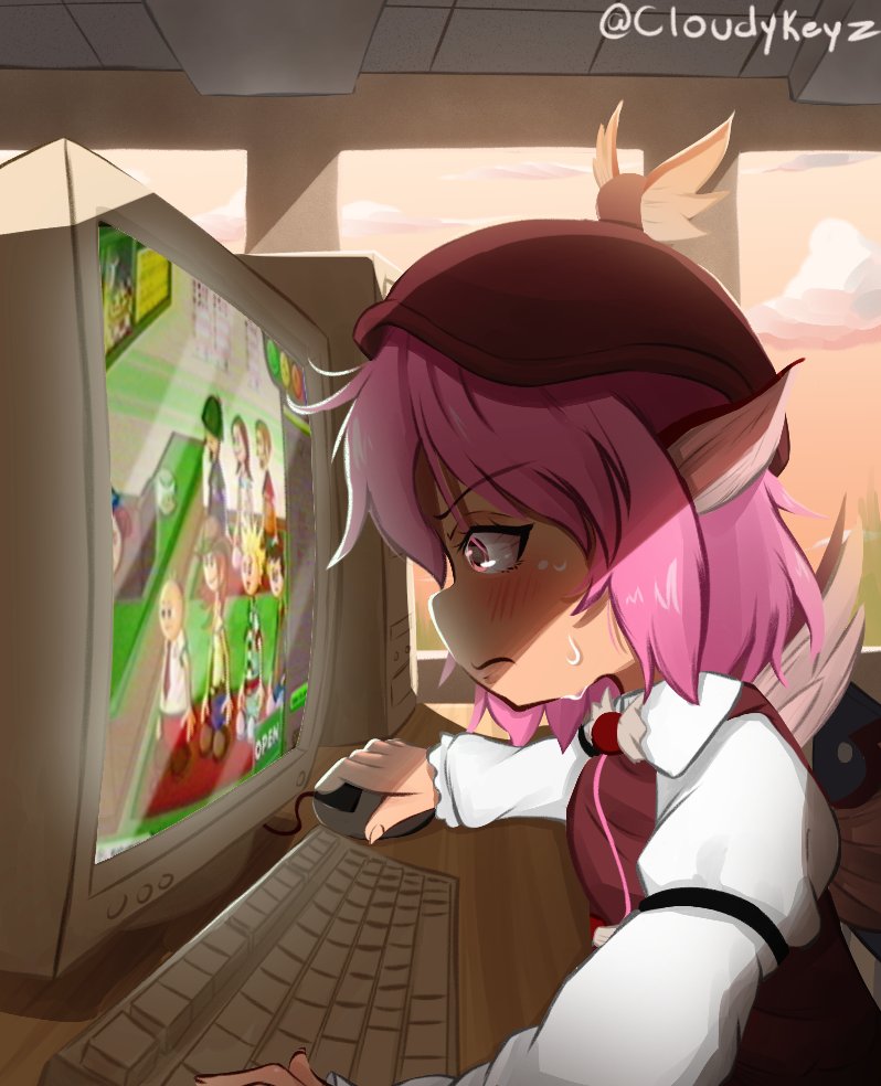 mystia lorelei (touhou and 1 more) drawn by cloudykeyz