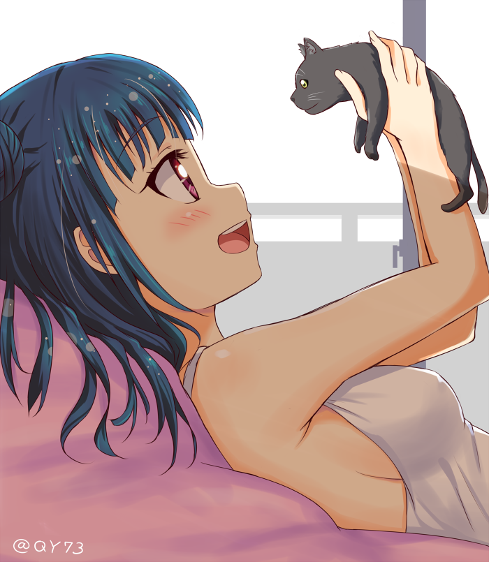 tsushima yoshiko (love live! and 1 more) drawn by qy73
