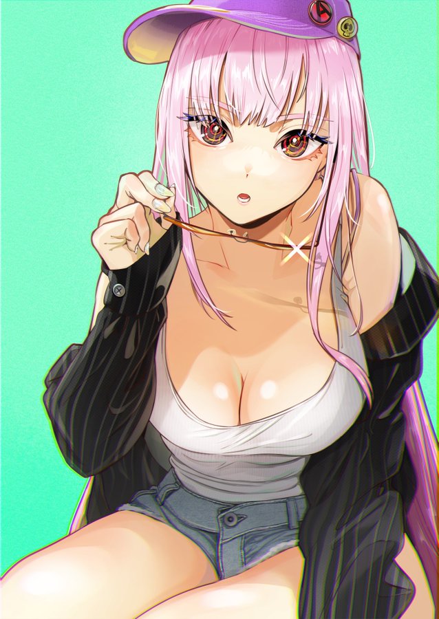mori calliope (hololive and 1 more) drawn by iris_(tb33064667)