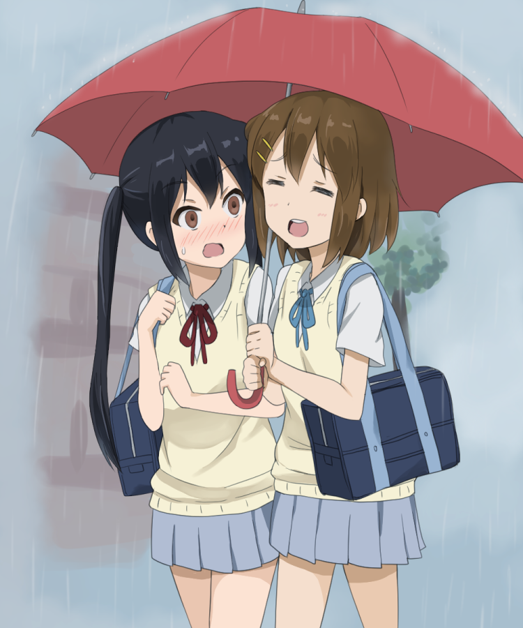 nakano azusa and hirasawa yui (k-on!) drawn by shizupu
