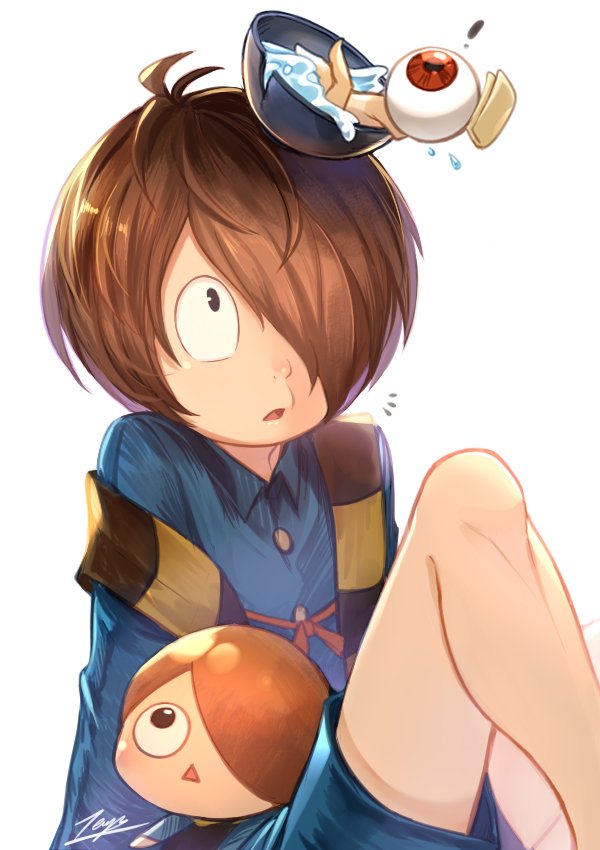 kitarou and medama oyaji (gegege no kitarou) drawn by tenyo0819
