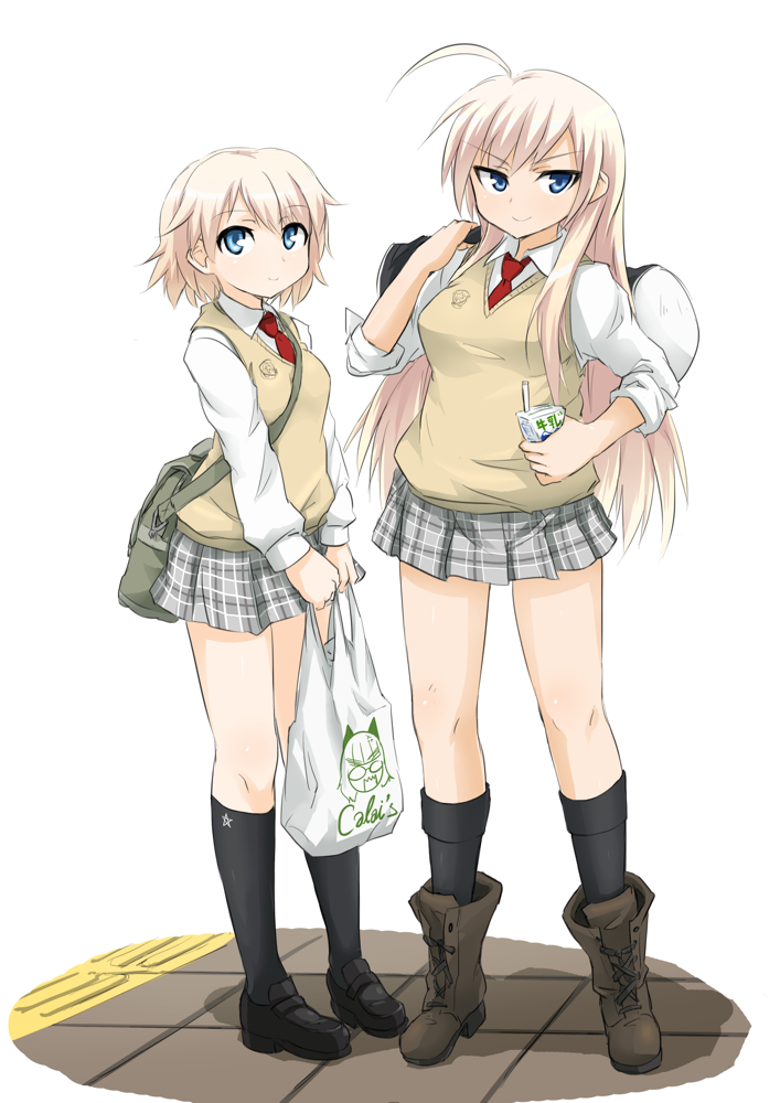 hanna-justina marseille and raisa pottgen (world witches series and 1 more) drawn by dakku_(ogitsune)