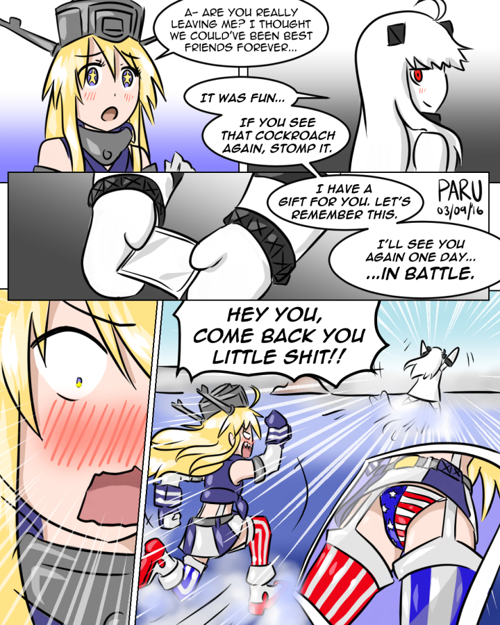northern ocean princess and iowa (kantai collection) drawn by admiral_paru