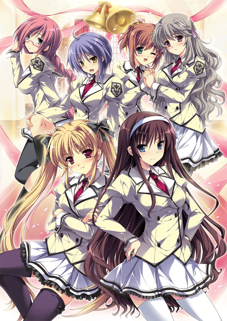 katsuragi kotori, ryuudouji rin, shirakawa reona, soujou haruka, makabe yoriko, and 1 more (damatte watashi no muko ni nare!) drawn by ankoromochi and mutou_kurihito