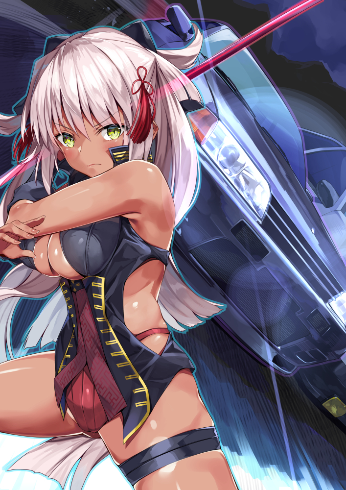 okita souji and okita souji alter (fate and 3 more) drawn by gedou_(shigure_seishin)