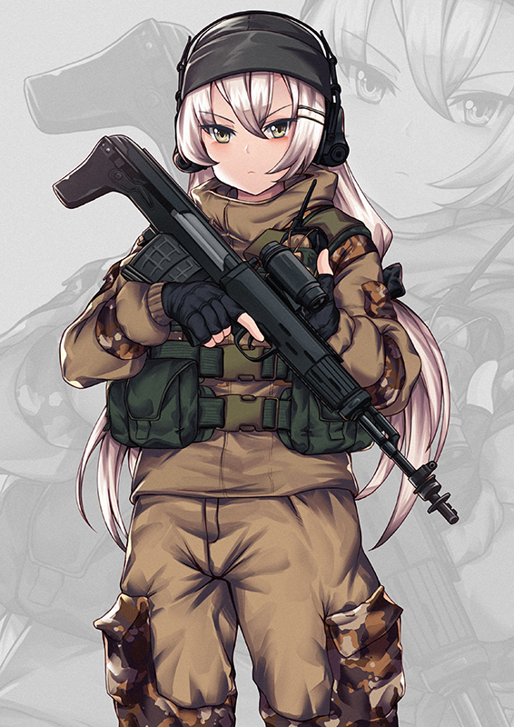 svd and glaz (girls' frontline and 1 more) drawn by persocon93