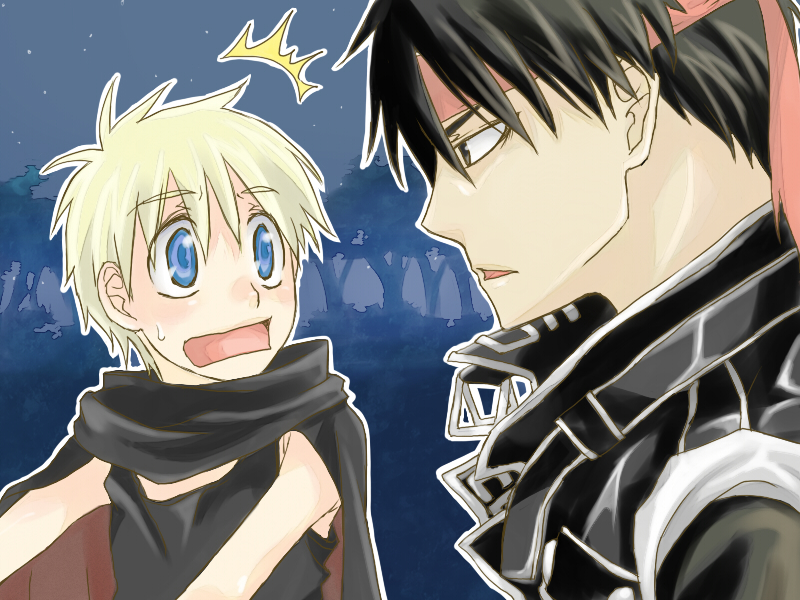 orphen and majic lin (majutsushi orphen) drawn by kittaka_kaname