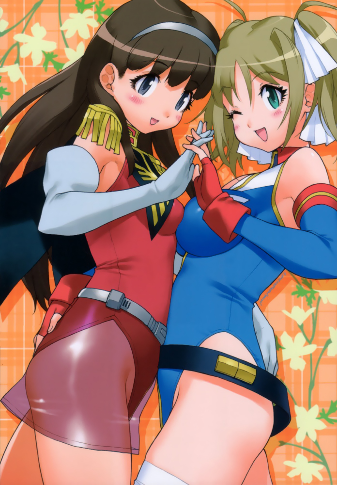 reiko holinger and catharine blitzen (gundam and 1 more) drawn by yoshizaki_mine