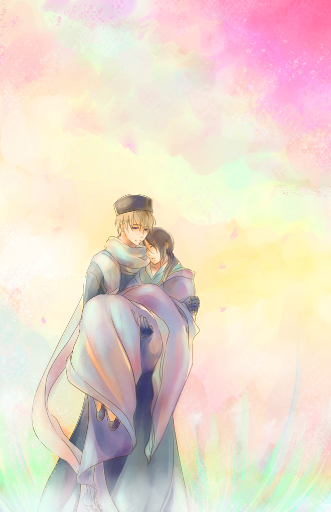 russia and china (axis powers hetalia) drawn by nux