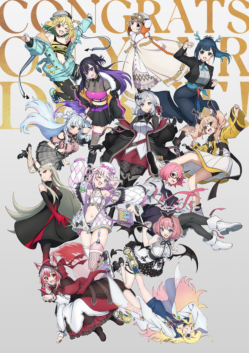 syusetu kohaku, otokado ruki, kujou ringo, kagase uno, tulsi nightmare, and 8 more (vee and 2 more) drawn by makicha_(sasurainopink)